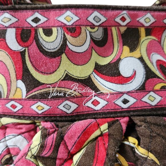 Vera Bradley Morgan Puccini Pattern Quilted Tote Satchel Retired Pattern - Picture 9 of 10